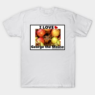 I love George the mouse in a log pile house T-Shirt